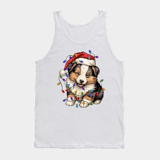 Christmas Puppy Tank Top